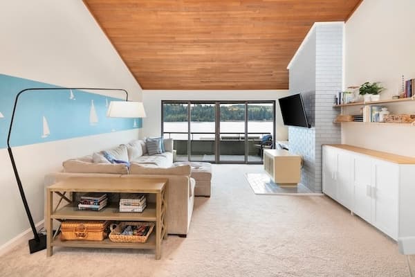 Living Room w/Water View