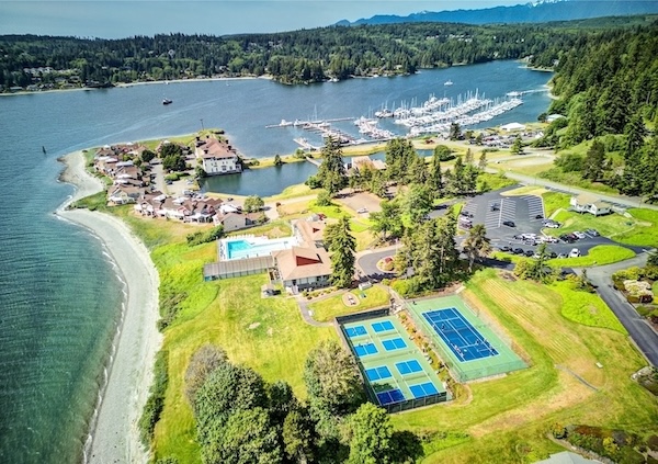 Beach Club - Aerial View